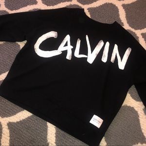 Calvin Klein Black Long Sleeve (Size Medium)